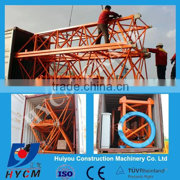 China 4t Flat Top Tower Crane in Algeria for Sale