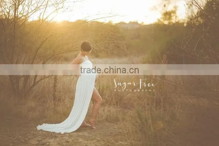 Fancy Photography Maternity Dress Pregnant Clothes Maxi Chiffon Dress