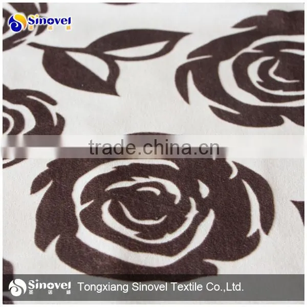 Double Color Burnout sofa fabric