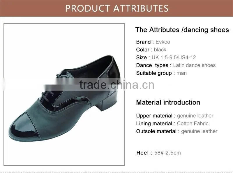 latin shoes men dancing shoes genuine leather fashion ballroom modern latin dance shoes