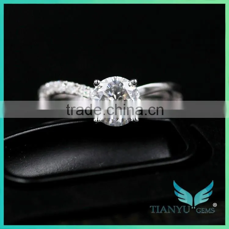 moissanite fire solitaire ring color moissanite sic silicon white color jcpenney moissanite jewelry