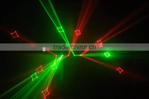 360mW RG Five lens dmx beam disco laser lighting