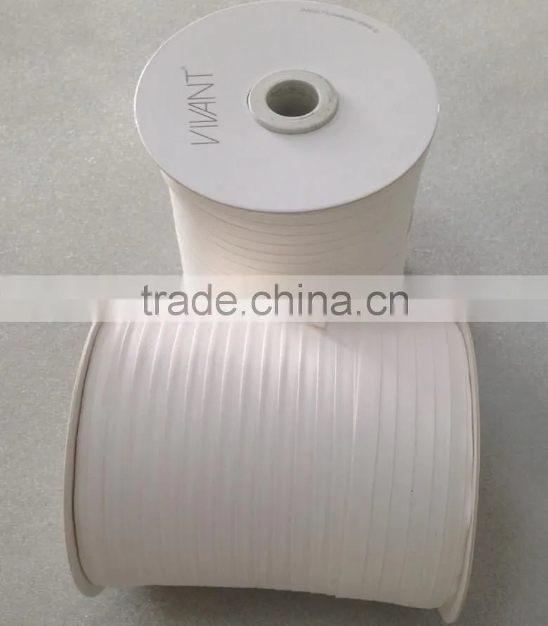 High quality ribbon, washable care labels, 100% polyester satin ribbon, woven full dull