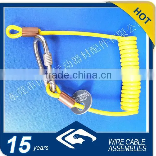 high quality security lock coil cable
