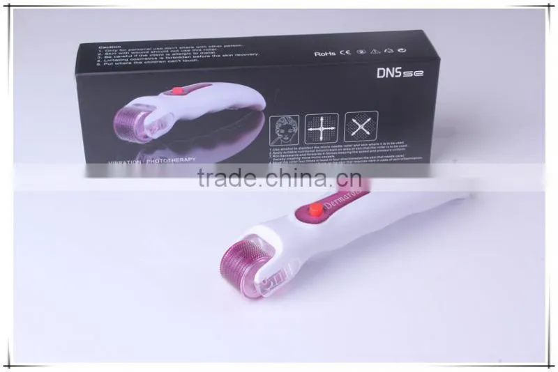 2016 high quality titanium 540 vibrating led derma roller