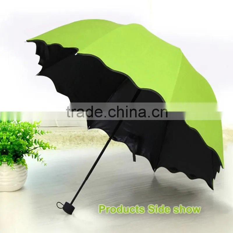 promotional anti uv sun umbrella with change color