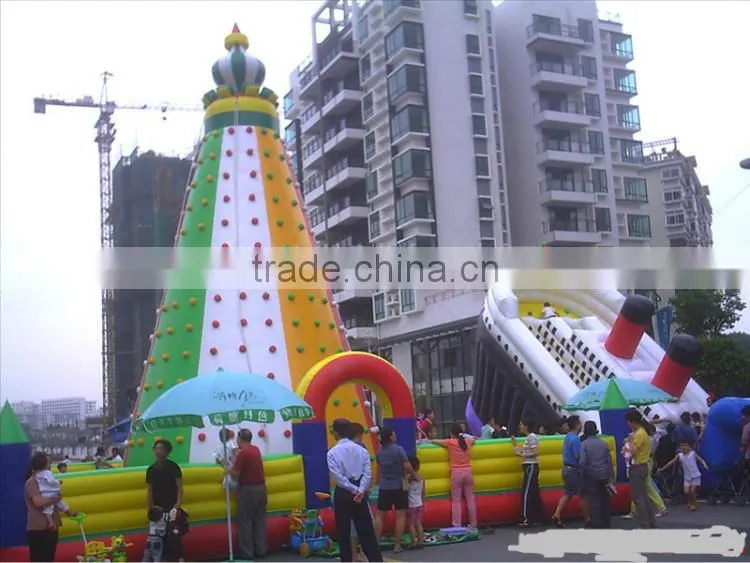High quality inflatable rock climbing wall equipment2015