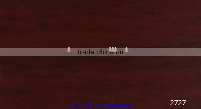 Wood Grain self-adhesion cold laminated Decoration PVC Film item 2727