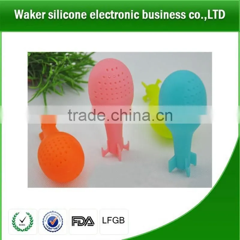 cute portable silicone tea strainer