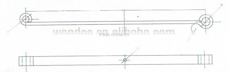 High Quality Toyota Hiace Parts Leaf Spring in Suspension System