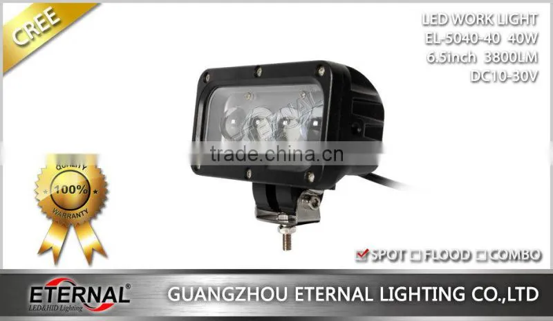 6.5in 40W high power offroad motorcycle ATV UTV SUV driving light for truck trailer tractor harvester agriculture equipments