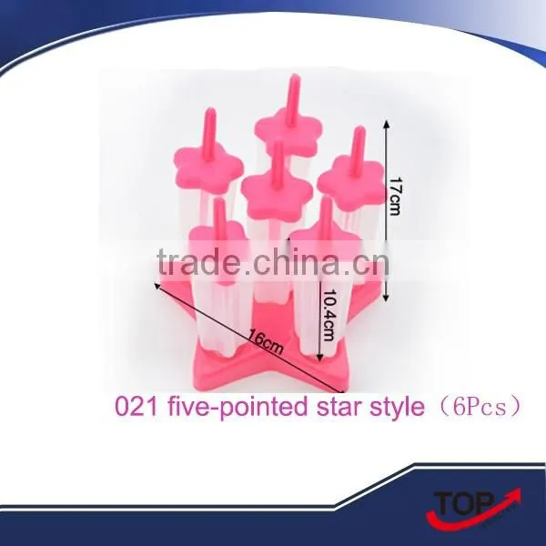 multiple shape plastic Popsicle mold