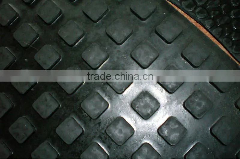 17mm thickness BONSUN Croc design rubber stable mat