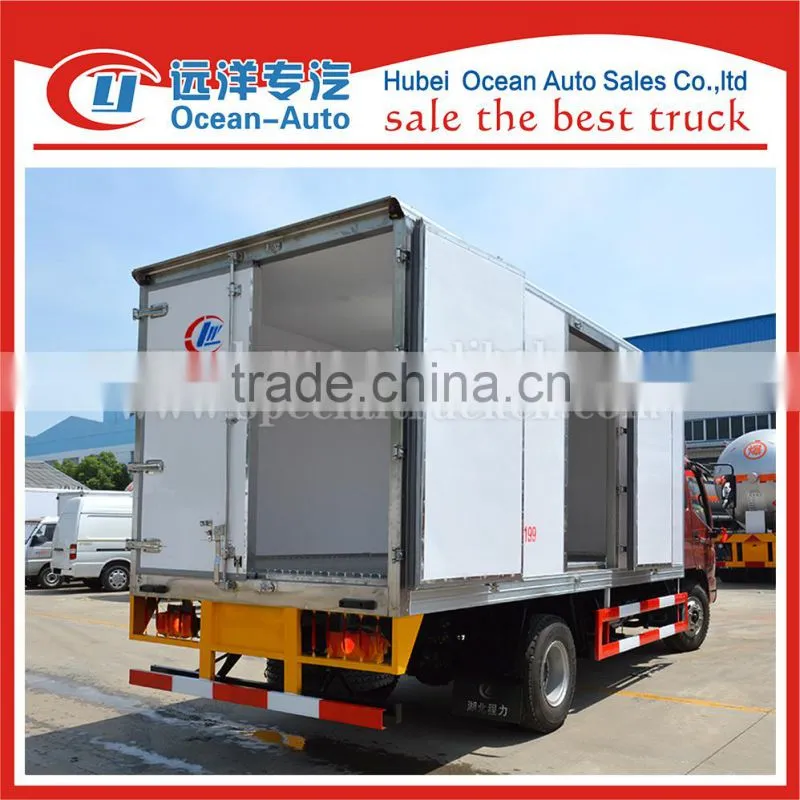 Foton new condition 5TON refrigerated van trucks for sale