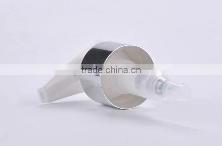 24/410 plastic soap dispenser lotion pump, pump dispenser for shampoo with aluminum closure