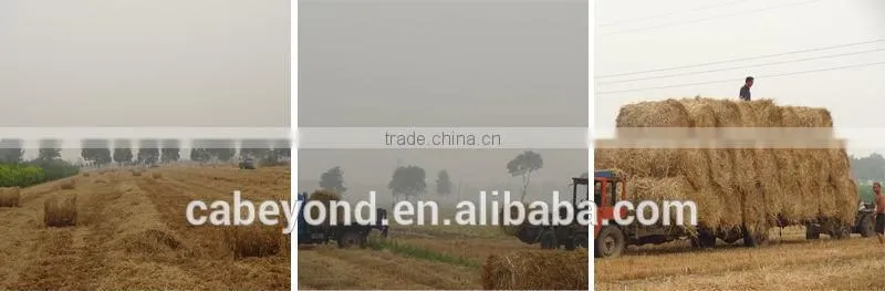 Grass baling machine