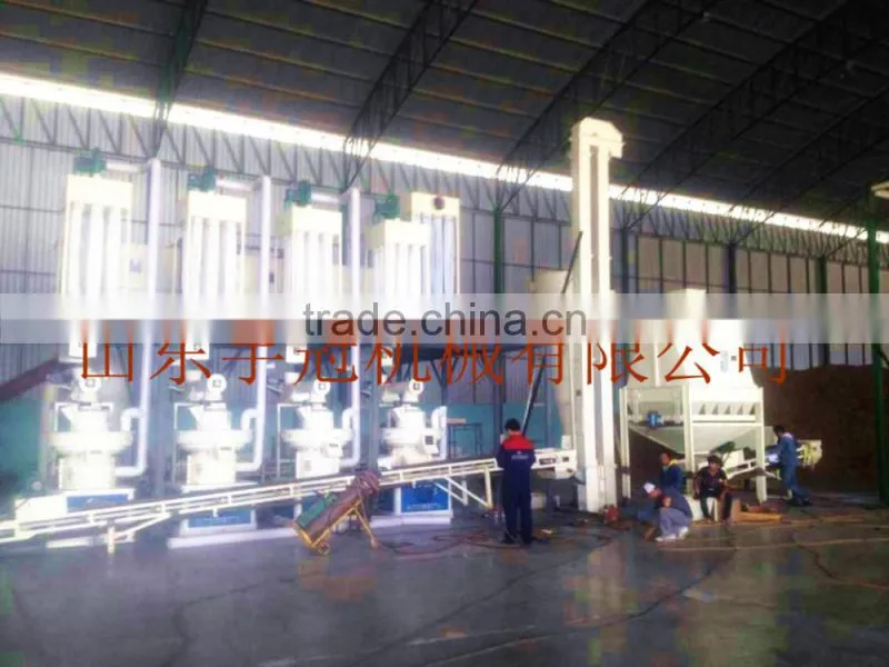 Vertical ring die wood pellet machine ,pellet press 1.5-2T/Hour YGKJ560 with Automatic lubrication