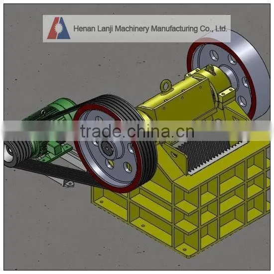 Top quality small diesel engine jaw crusher PE200*300 model