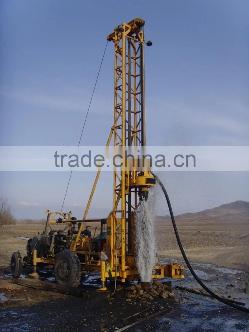 300m multifunctional mining borehole drilling equipment with power head