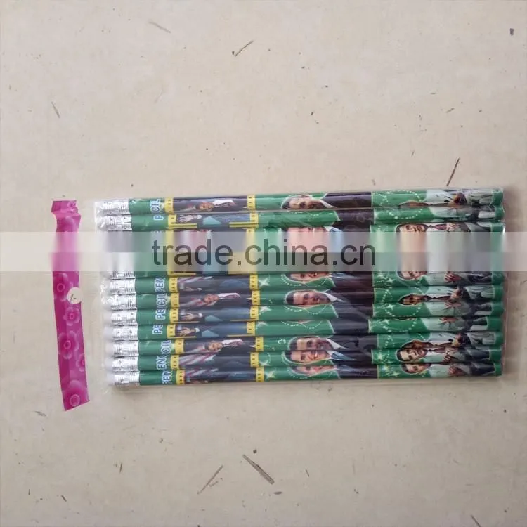 low price standard HB wooden pencils set for writing