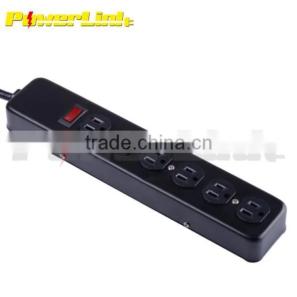 H30180 UL/CUL 6 Outlet Metal Power Strip/Surge protector