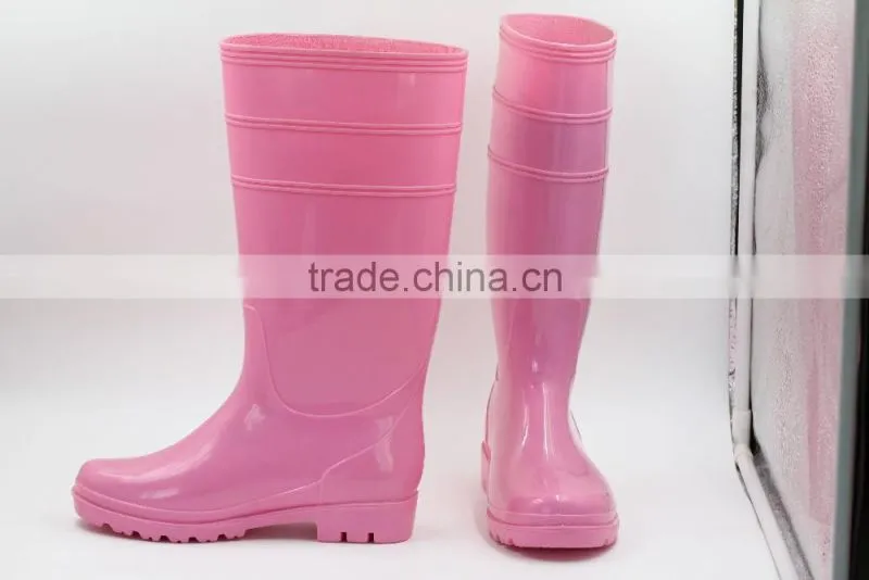 China factory fashion gumboots,pvc safety shoes