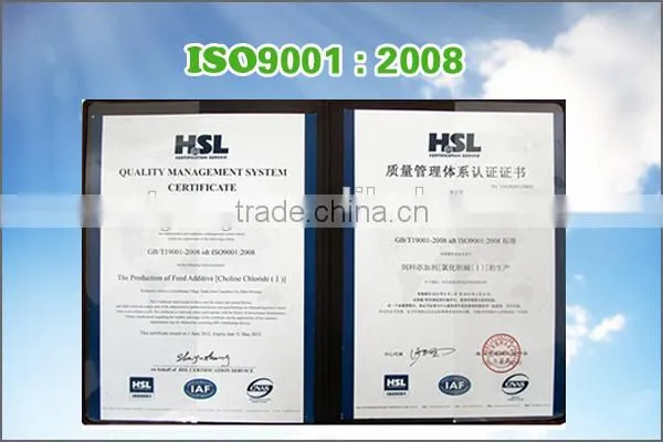 High quality Feed grade choline chloride 50% 60% 70% 75% 98%