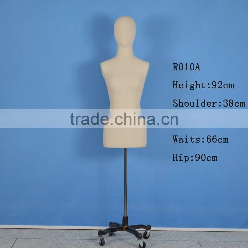 Clothes mannequins female wedding dress cloth cutting half-length model aircraft Doll Mannequin