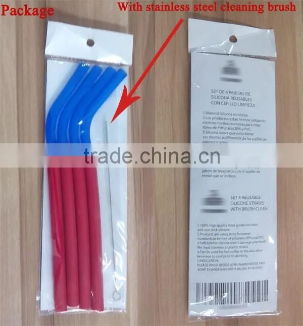 Silicone Reusable Drinking Straws