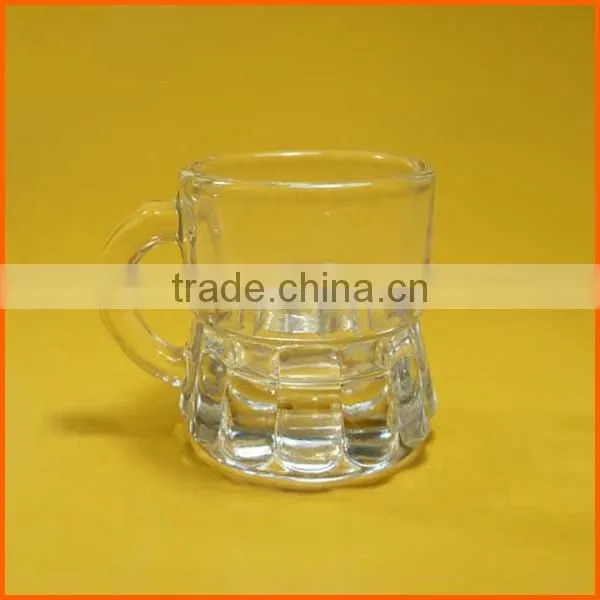 Customized liquor shot glass with handles