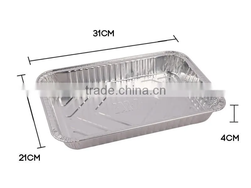 co-friendly customised aluminum foil containers for cake