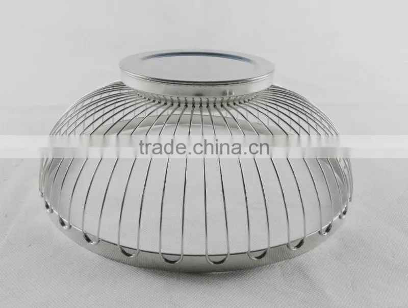 2016 High Quality Round Shape Steel Wire Fruit Basket Chrome
