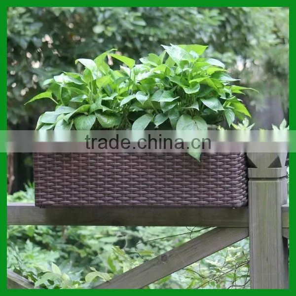 FO-9406 Synthetic Rattan Decorative Planter