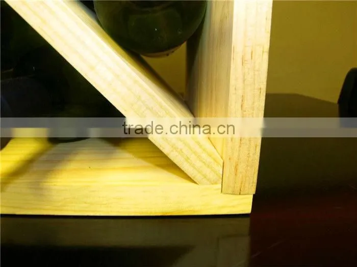 Wine Bottle shelf/Wine Rack Storage Cube in Pine