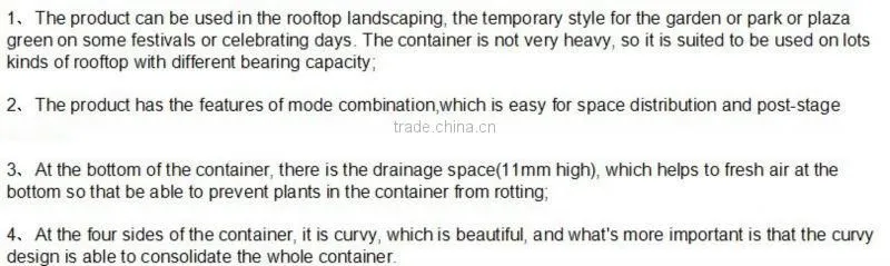 Made in China Plastic PP Flower Planter hanging garden