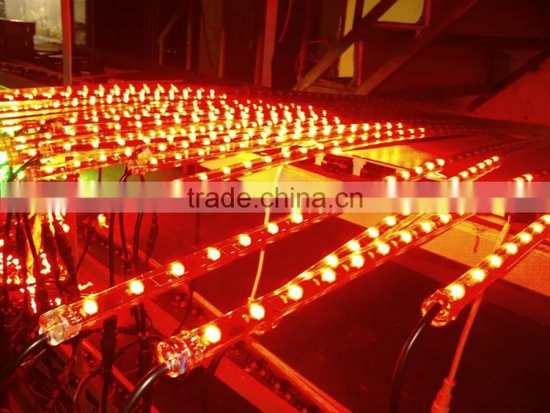 led meteor shower tube lighting for nightclub decor