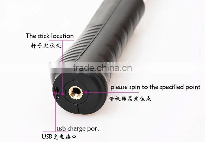 Bluetooth monopod equipped wih professional tripod, selfie monopod with mirror, with zoom function RK908