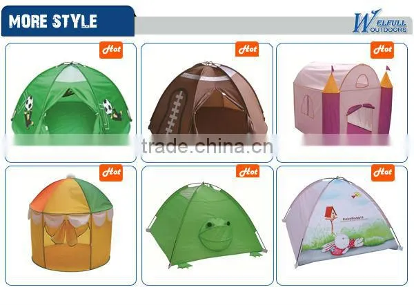 Cheap custom kids play tunnel camping tent