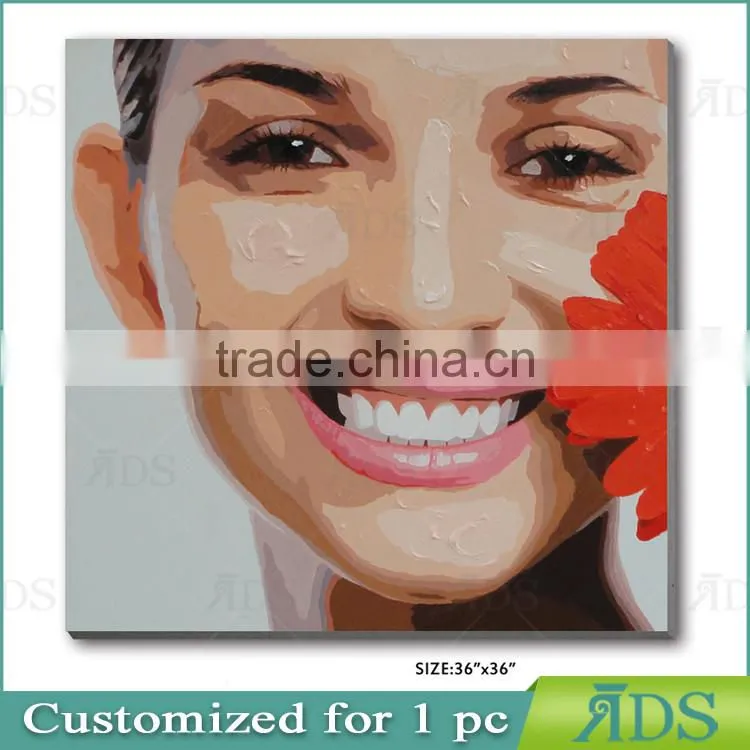Modern Face Painting for Home Wall Decoration