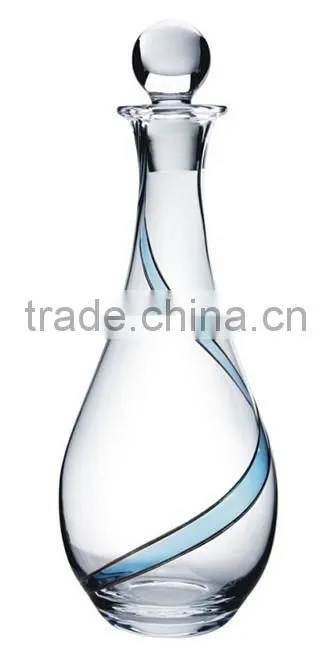Hot selling Crystal Glass Decanters with Handle