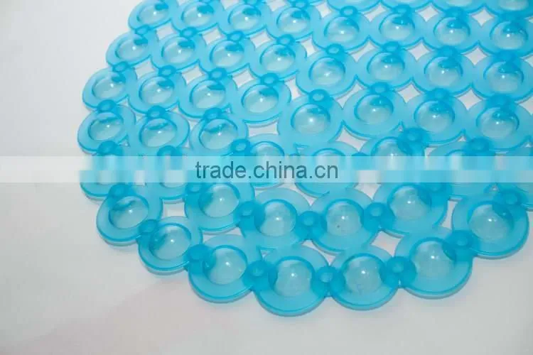 Non toxic leaf texture funny tub pvc kids plastic bath mats