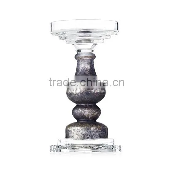 Glass Candle Holder For Home Decoration