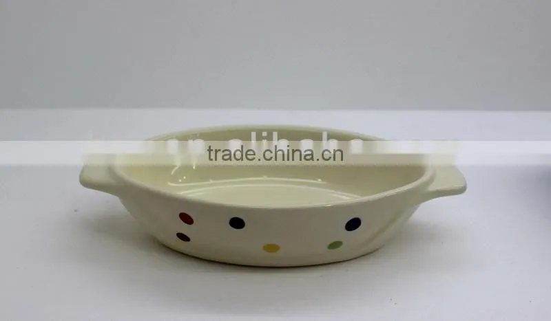 mini stoneware snack baking plate