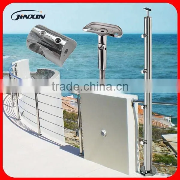 Wrought High Quality Stainless Steel Handrail Pipe Fittings