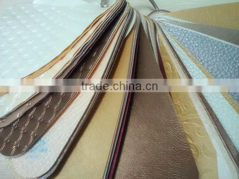 PU microfiber leather for bag car seat and sofa shoes and bag