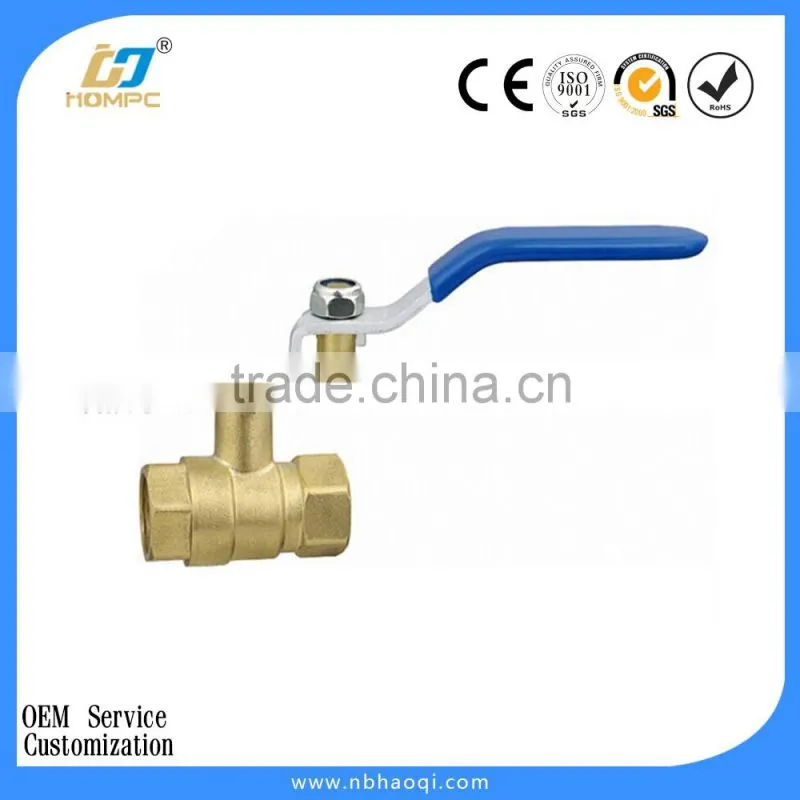 brass natrual gas / water meter valve complete with fitting