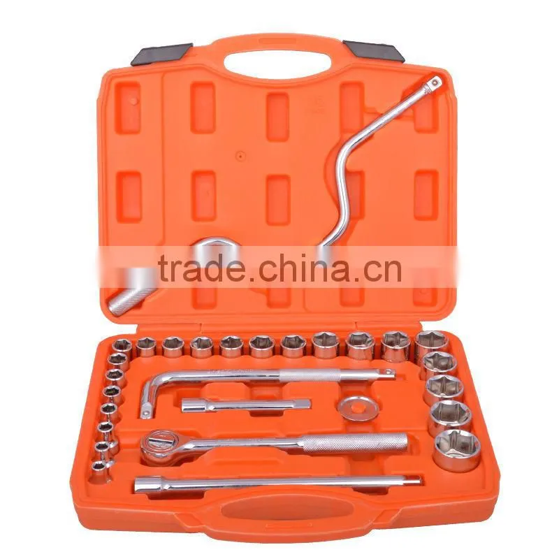 AK-9761 28PCS 1 /2"Hand socket wrench tool set