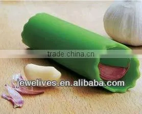Kitchen promotion silicone garlic vegetable tools / silicone garlic peeler