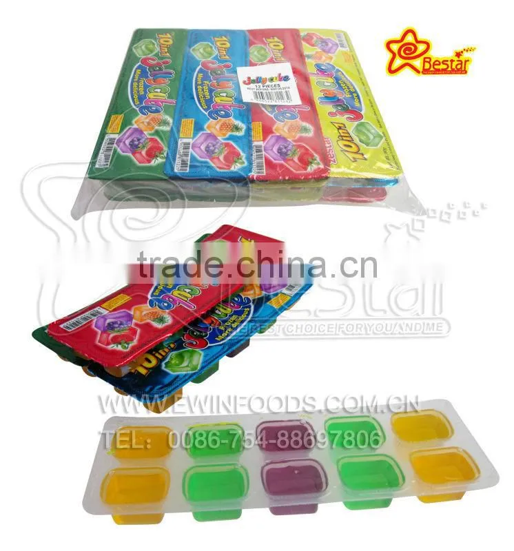7pcs colorful mini fruit jelly cup