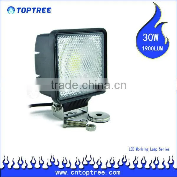 Waterproof 30W LED Work Lights 4WD Tunig Accessoties For Cars Outdoor